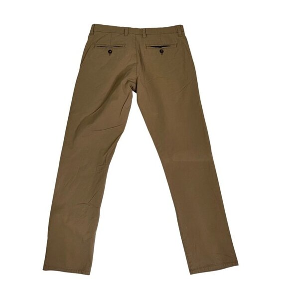 Across the Pond men's pants 32 tan khaki chinos soft 31.5 inseam - Picture 8 of 9